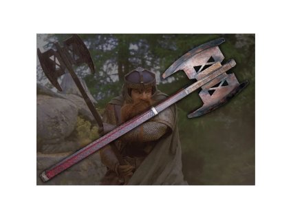Gimliho obouruční sekera "GIMLI'S DOUBLEHAND AXE" - Pán Prstenů