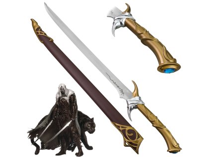 Ocelový meč Drizzt Do'Urden "TWINKLE SWORD" - Dungeons & Dragons