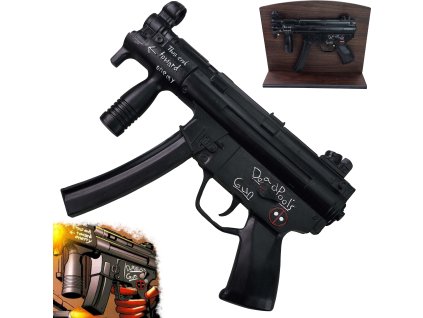 Pryskyřicová zbraň "DEADPOOL'S SMG" s plaketou - Marvel
