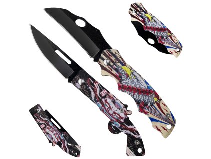 Malý zavírací nůž "ALWAYS HELPFUL" - 2 druhy