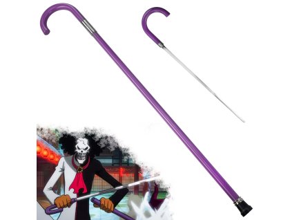 Vycházková hůl "BROOK'S SOUL SOLID" se skrytou čepelí - One Piece