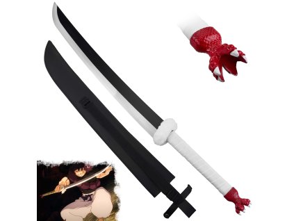 Ocelový meč "SOUL SPLIT KATANA" s pouzdrem - Jujutsu Kaisen
