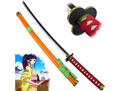 Ocelová katana "KIKUNOJO O-KIKU" - One Piece
