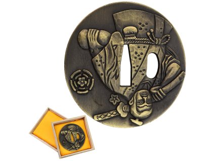 Náhradní záštita pro samurajské meče "NAGINATA CLASH TSUBA"