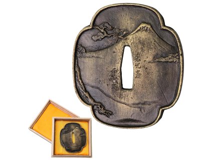 Náhradní záštita pro samurajské meče "SUMO FUJI TSUBA"