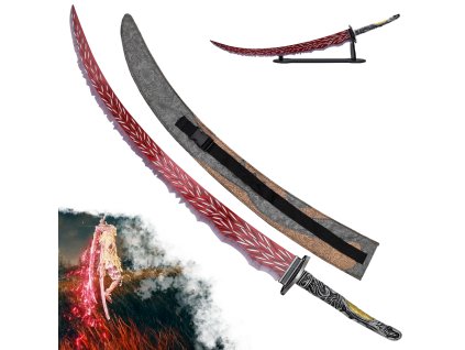 Ocelový meč "DRAGON-HUNTER'S GREAT KATANA" - Elden Ring
