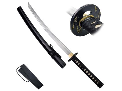 Ostré wakizashi "BLACK ROSE" s hávem