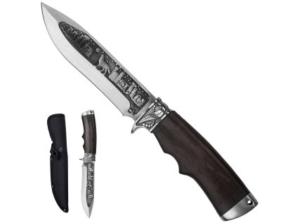 Pevný nůž "NIGHT HOWLER" s pouzdrem