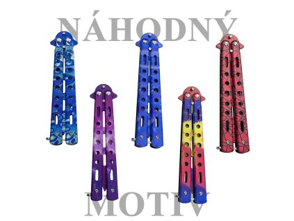 Tréninkový motýlek "MYSTERY BALISONG"