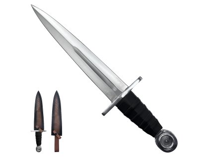 Středověký dýka "CUSTODIAN" s koženým pouzdrem