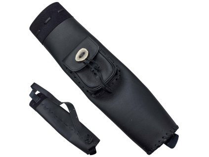 Kožený toulec na šípy "ARROWHIDE" s popruhem