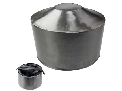 Středověká hrncová helma "CERVELLIERE" - ocelová