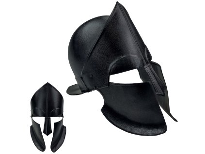 Černá spartská přilba "MIDNIGHT SPARTA"