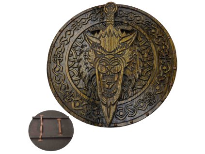Dřevěný štít "SAVAGE FENRIR"