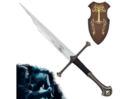 Ocelový Narsil "THE SWORD THAT WAS BROKEN" - Pán Prstenů