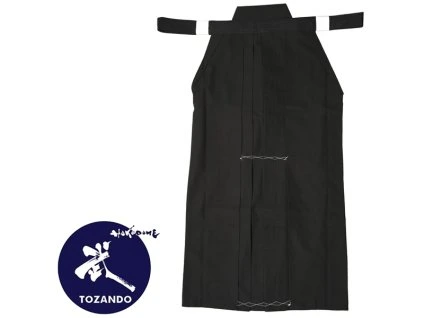 Basic Tetron Hakama "KENDO, IAIDO, AIKIDO" - Černá