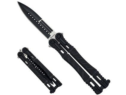 Ostrý balisong "NIGHT FIGHTER BLACK"