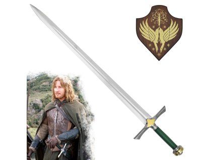Ocelový meč "FARAMIR'S SWORD" s plaketou - Pán Prstenů