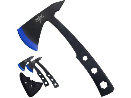 Dvojice vrhacích seker "BLUE EDGE"