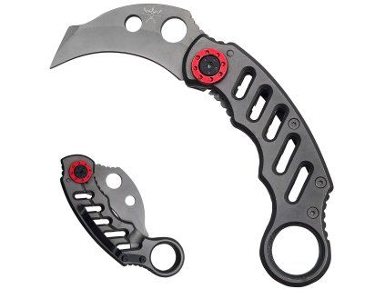 Zavírací karambit "SKELETONIZED VORTEX" s klipem