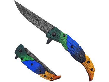 Zavírací nůž "EXOTIC FEATHERS"