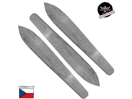 Obří vrhací nože "CHLADNEZBRANE.EU" železné - sada 3 kusy