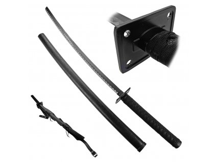 Ocelová katana "NINJA-TO" s přehozem na záda