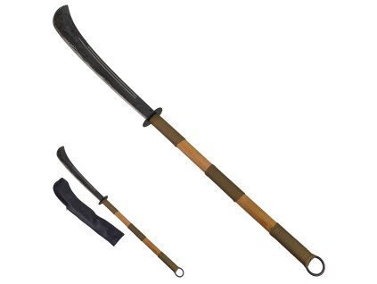 Čínská válečná naginata "PU DAO SOLDIER" oblá
