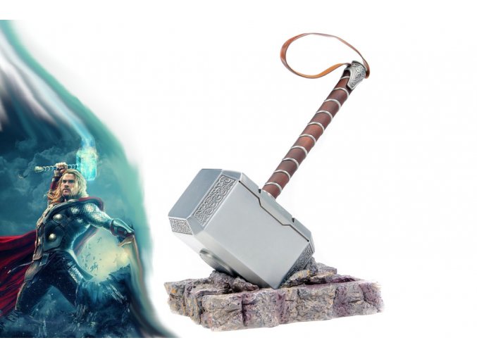 Thorovo kladivo "STEEL MJOLNIR" ocelová replika HQ provedení!