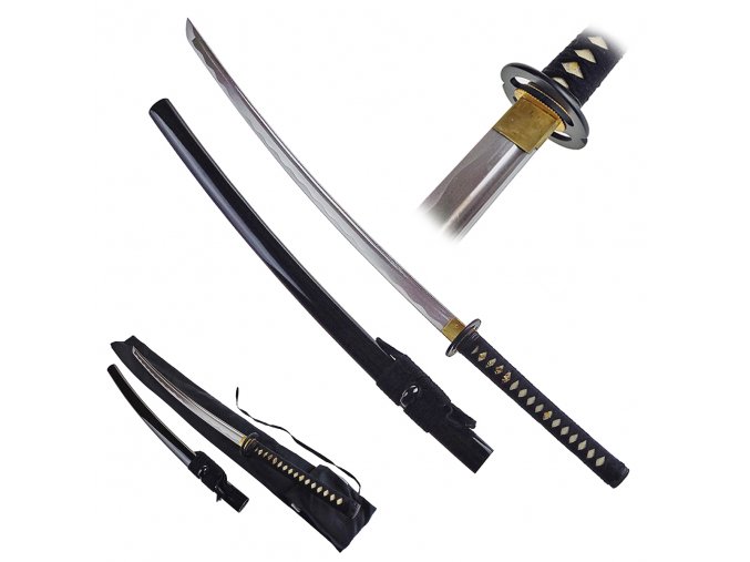 Funkční honosná katana "DARK SAMURAI"