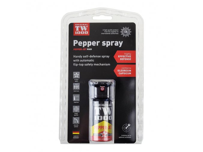 Pepřový sprej "TW1000 PEPPER-JET MAN" 40 ml Single-Pack