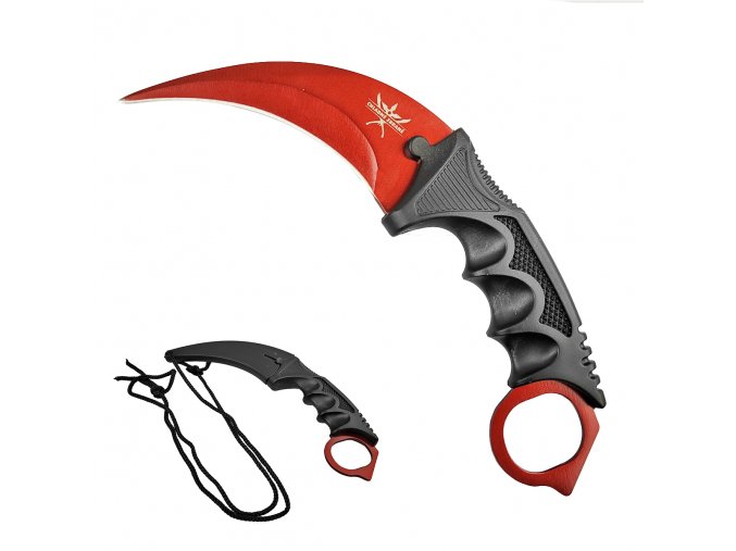 Karambit "CLAW OF T-REX" červený (CS:GO edice)