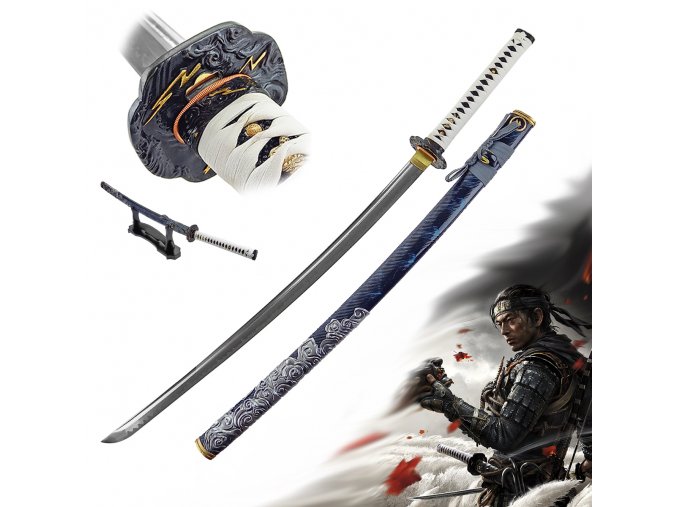 Luxusní katana "THE STORM OF CLAN SAKAI" Ghost of Tsushima