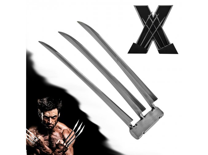 Wolverinovy drápy "CLAWS OF ADAMANTIUM" X-Men (pár)