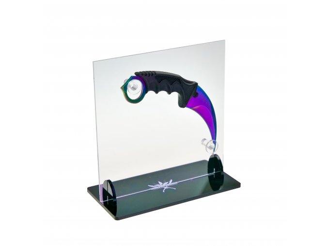 Stojánek na karambit "KARAMBIT STAND" transparentní