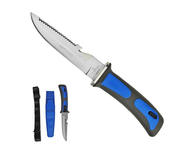 Potápěčský nůž "THIRD BLUE DEEP"