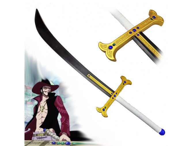 Měkčený meč DraculeMihawka "YORU" - One Piece