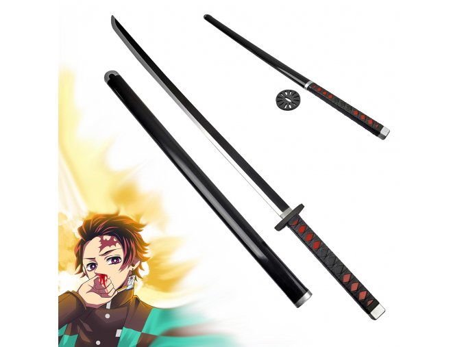 Měkčená Ninchirin Katana "TANJIRO KAMADO" - Demon Slayer