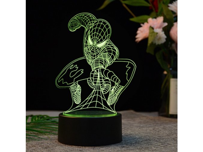 3D akrylová stolní lampička "SPIDER-MAN" - MARVEL