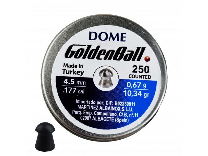 Diabolky do vzduchovky "4,5MM DOME GOLDENBALL"