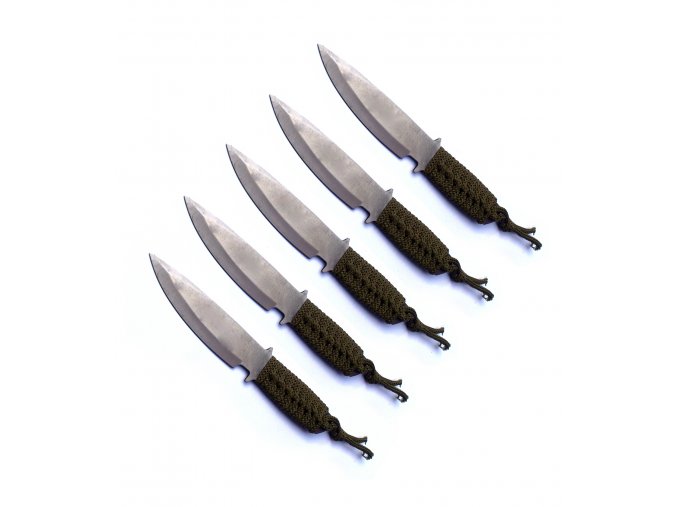 Střední vrhací nůž "PILOT" - EKONOMICKÉ BALENÍ 5 kusů