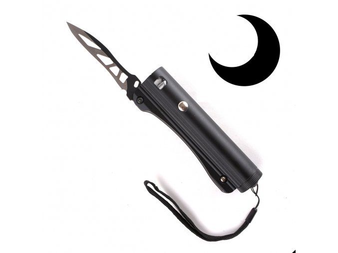 Výkonná LED svítilna "KNIFE LIGHT" s nožem!