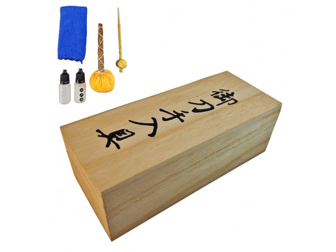 Set pro údržbu samurajského meče "7 VIRTUES OF BUSHIDO"