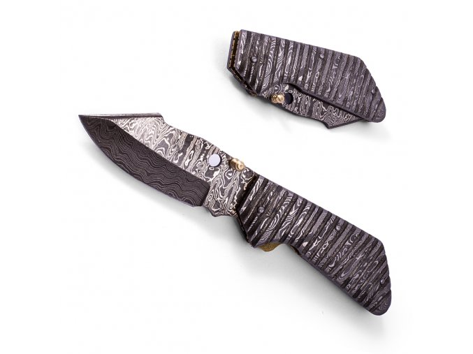 Damaškový zavírací nůž "REAL STEEL"