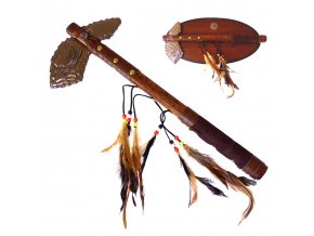 Indiánský tomahawk "AMERICAN EAGLE" s dřevěnou plaketou