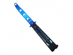 Balisong "KANDAR BLUE-SKY" tupý, tréninkový