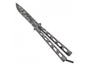 Stylový Balisong "SPACE OF SKULLS"