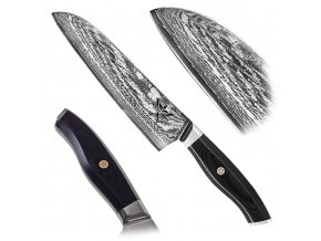 Damaškový santoku nůž "ASIA BLADE"