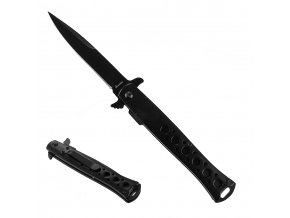 Italský nůž stiletto "HITMAN" černý