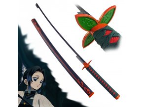 Ninchirin Katana "SHINOBU KOCHO ORIGINAL"  se zádovým přehozem - Demon Slayer